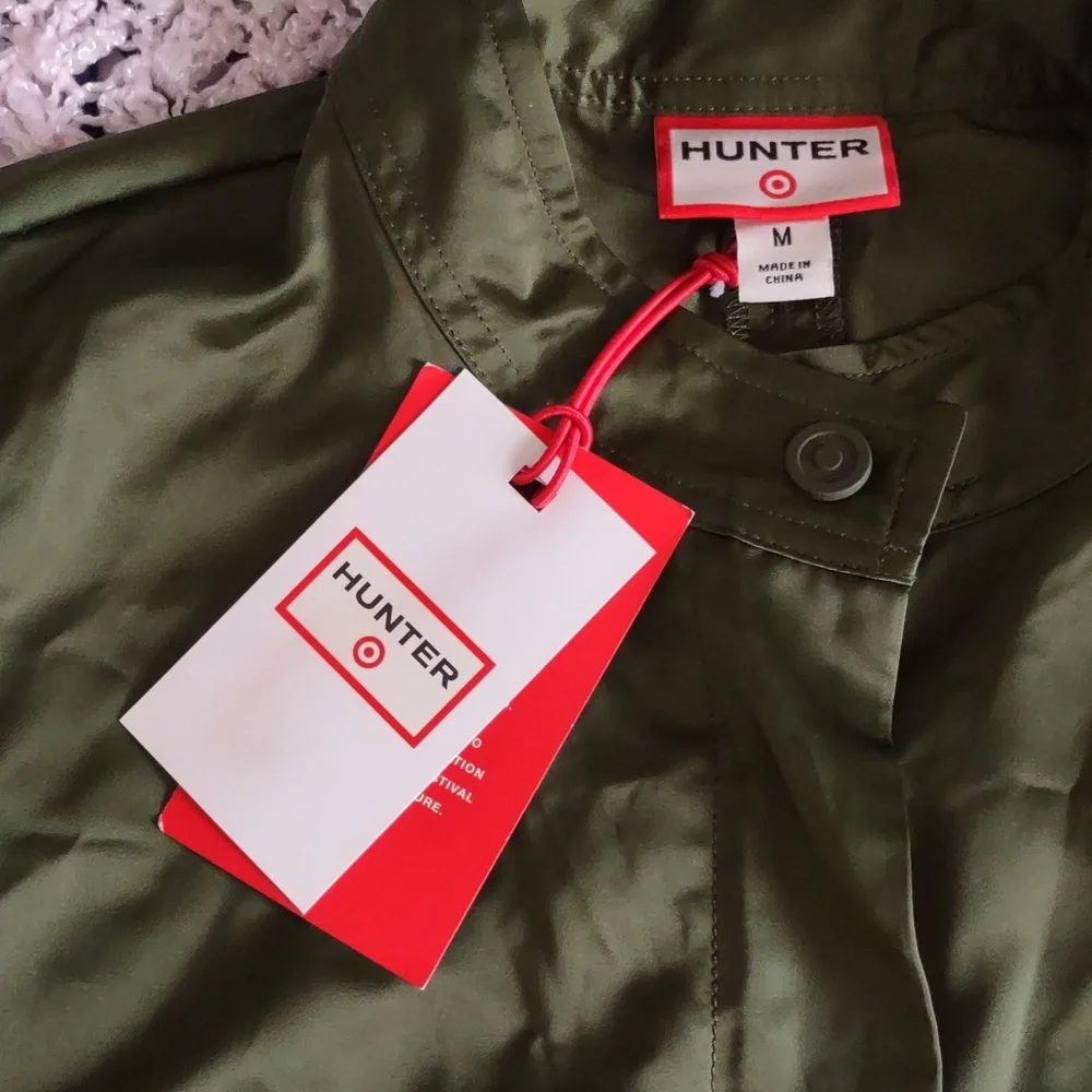 Hunter X Target Medium Olive Green Satin Romper
